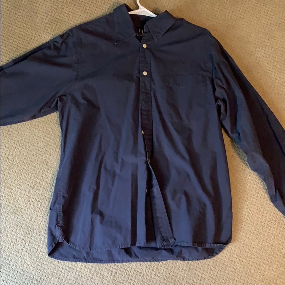 Gap blue khaki button down